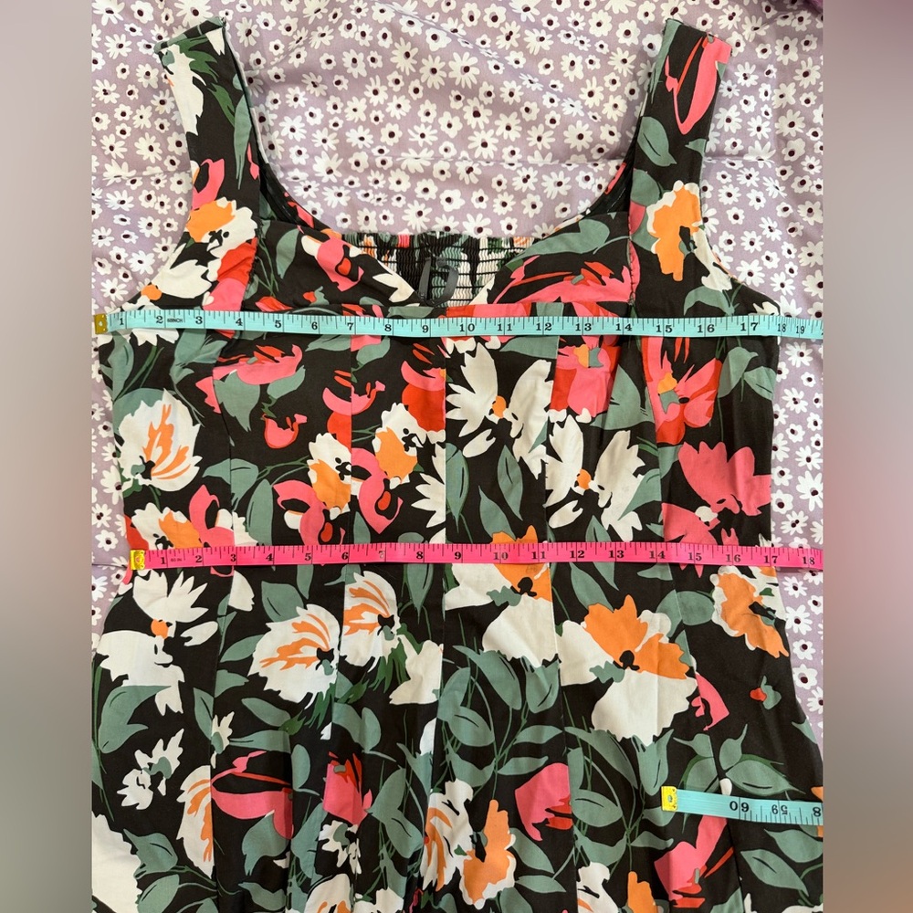By Anthropologie Sweetheart Floral‎ Mini Dress - Picture 7 of 13